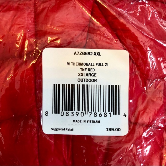 M The North Face ThermoBall Full ZIP Jacket - Picture 7 of 7
